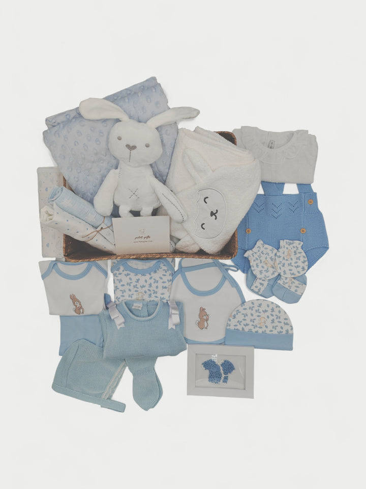 Blue triple dream baby gift hamper