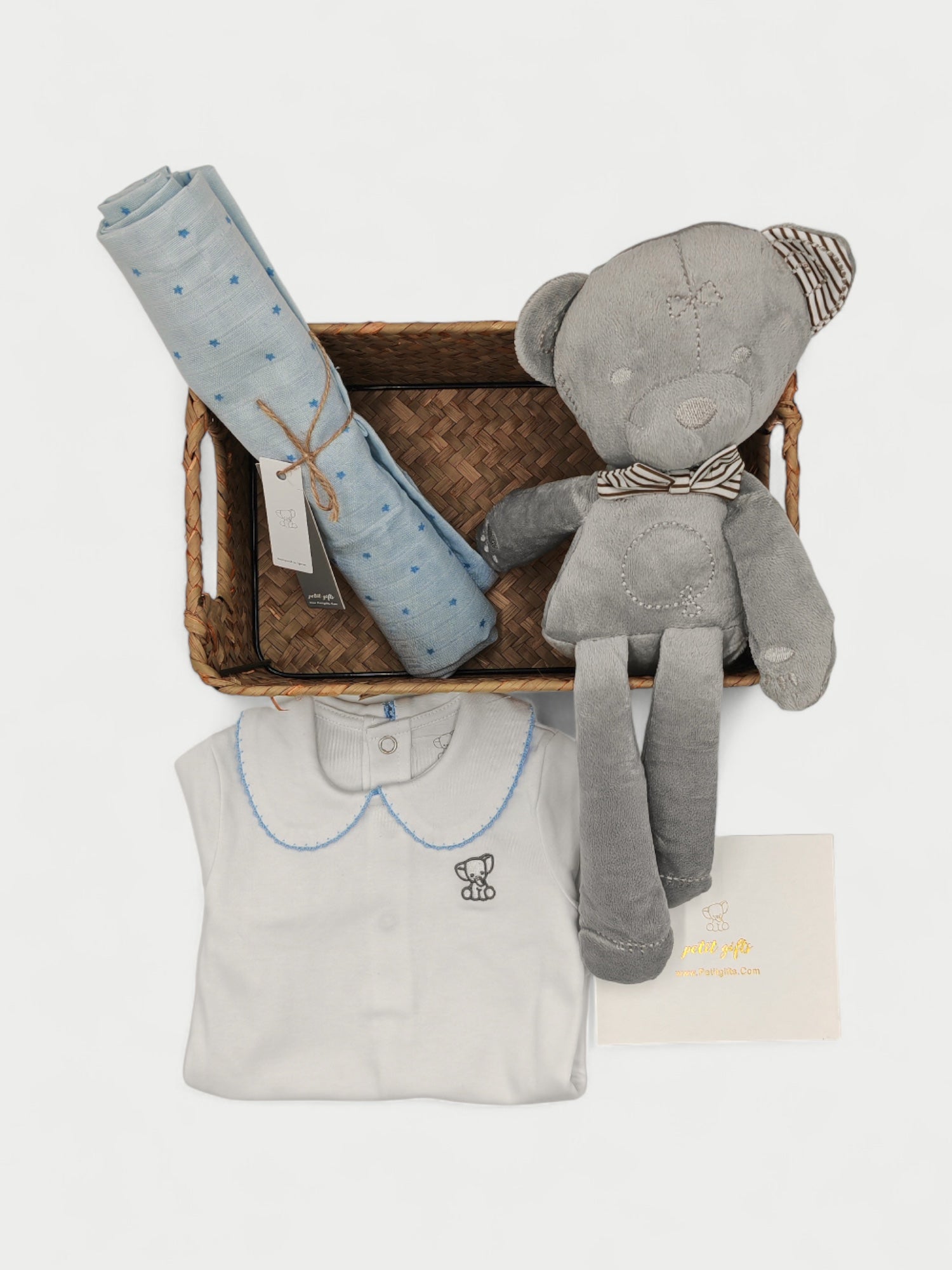 Blue Elephant baby gift hamper
