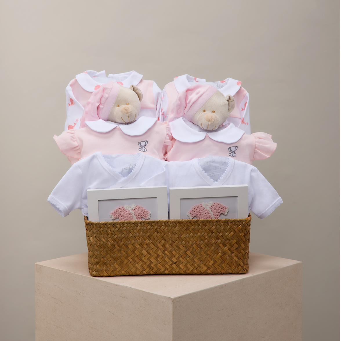 Twins Pink Butterfly