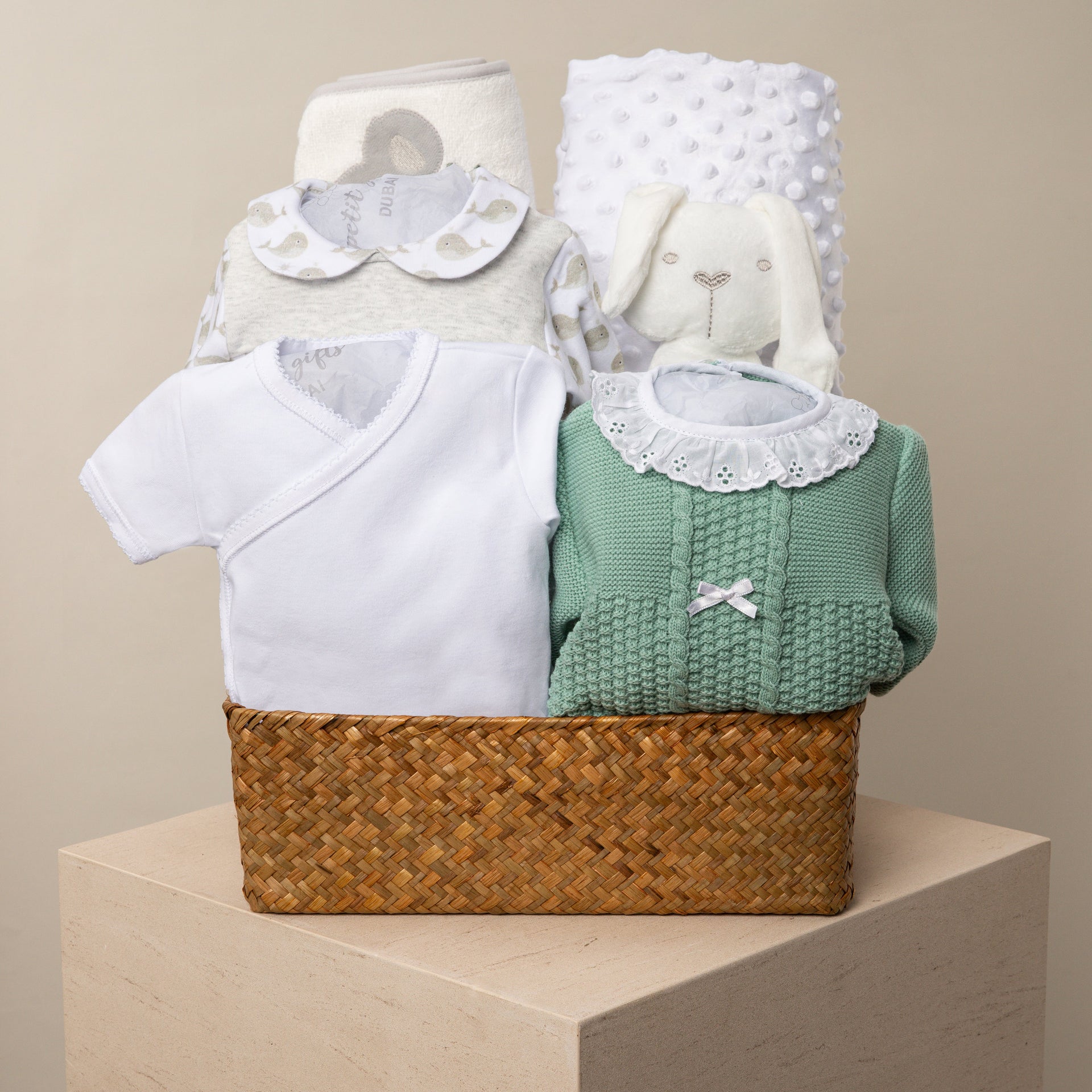 dreams neutral baby gift basket