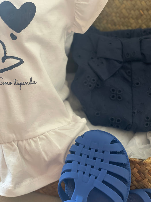 Blue heart | 12-18 months baby girl gift | hamper| Dubai baby gift