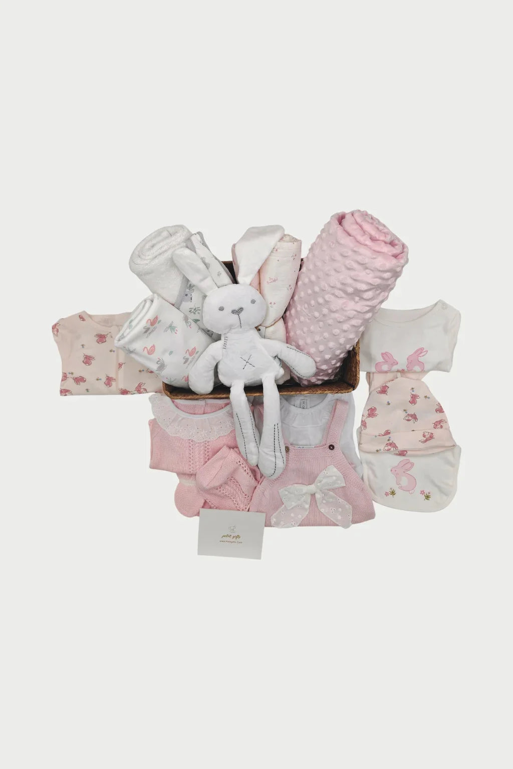 Pink triple dream baby girl gift hamper