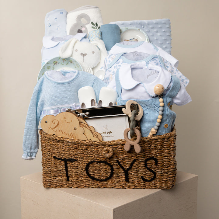 Silver Rabbit Blue baby gift