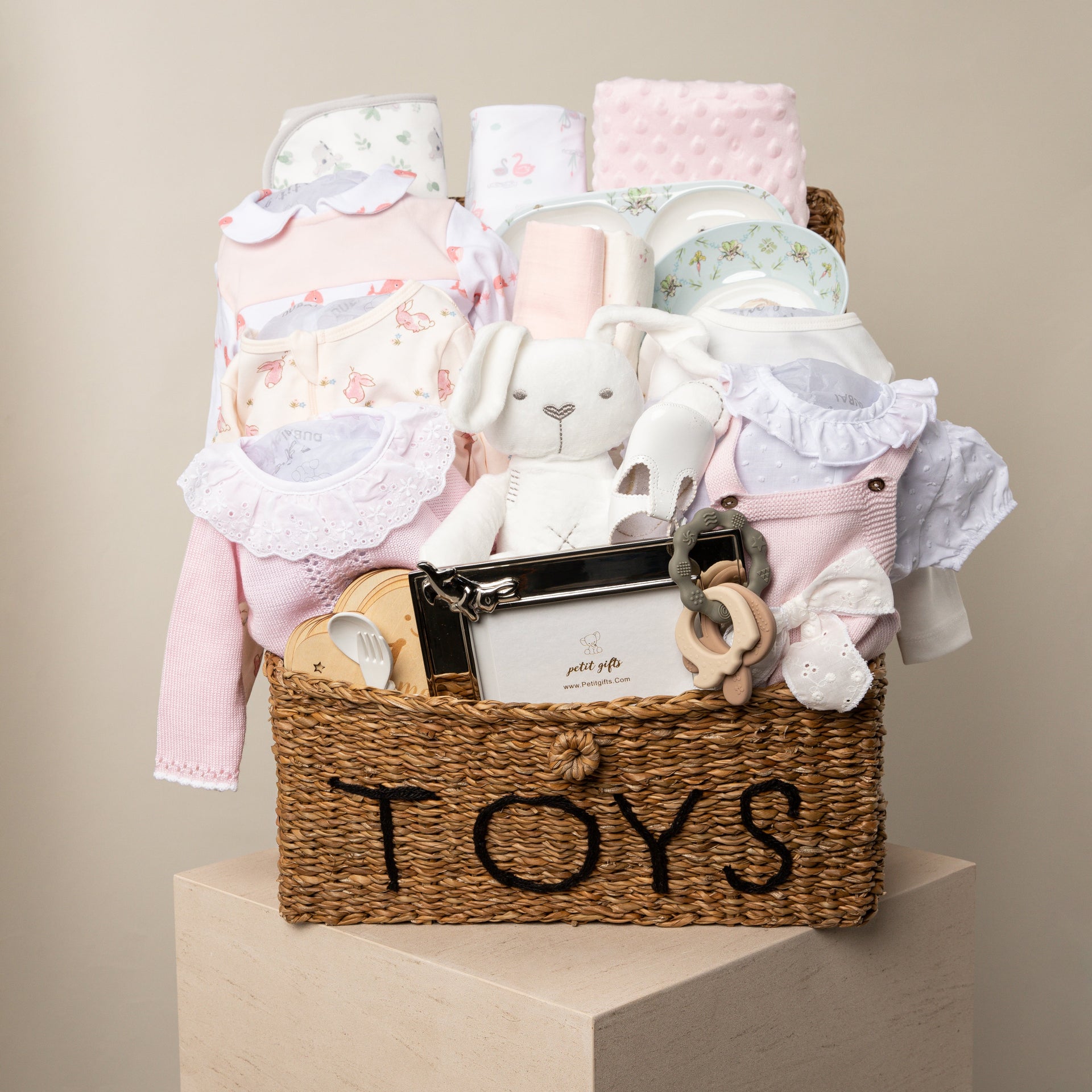 Silver Rabbit Pink baby gift