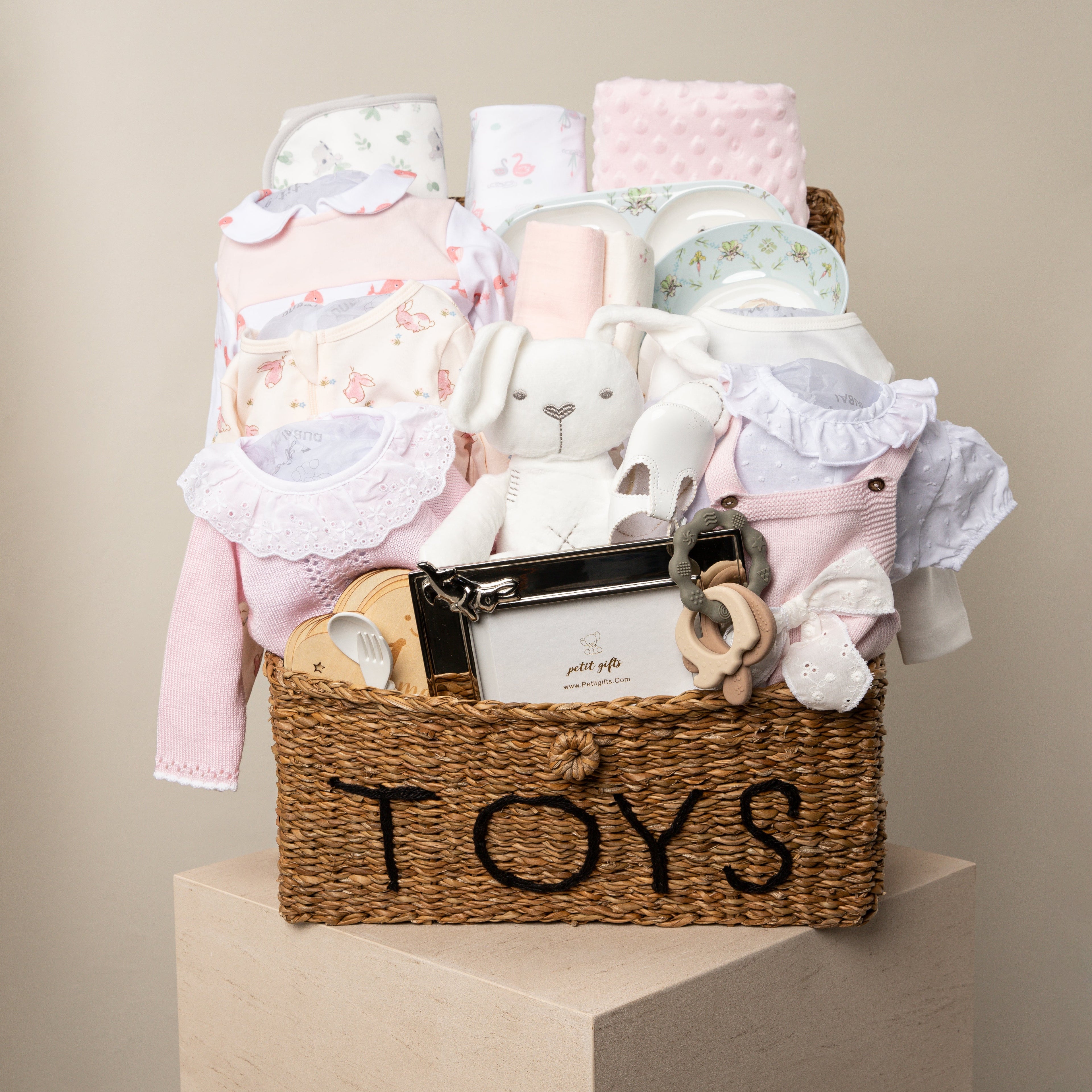 Silver Rabbit Pink baby gift