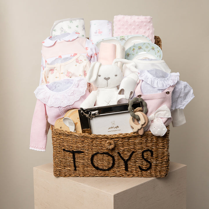 Silver Rabbit Pink baby gift
