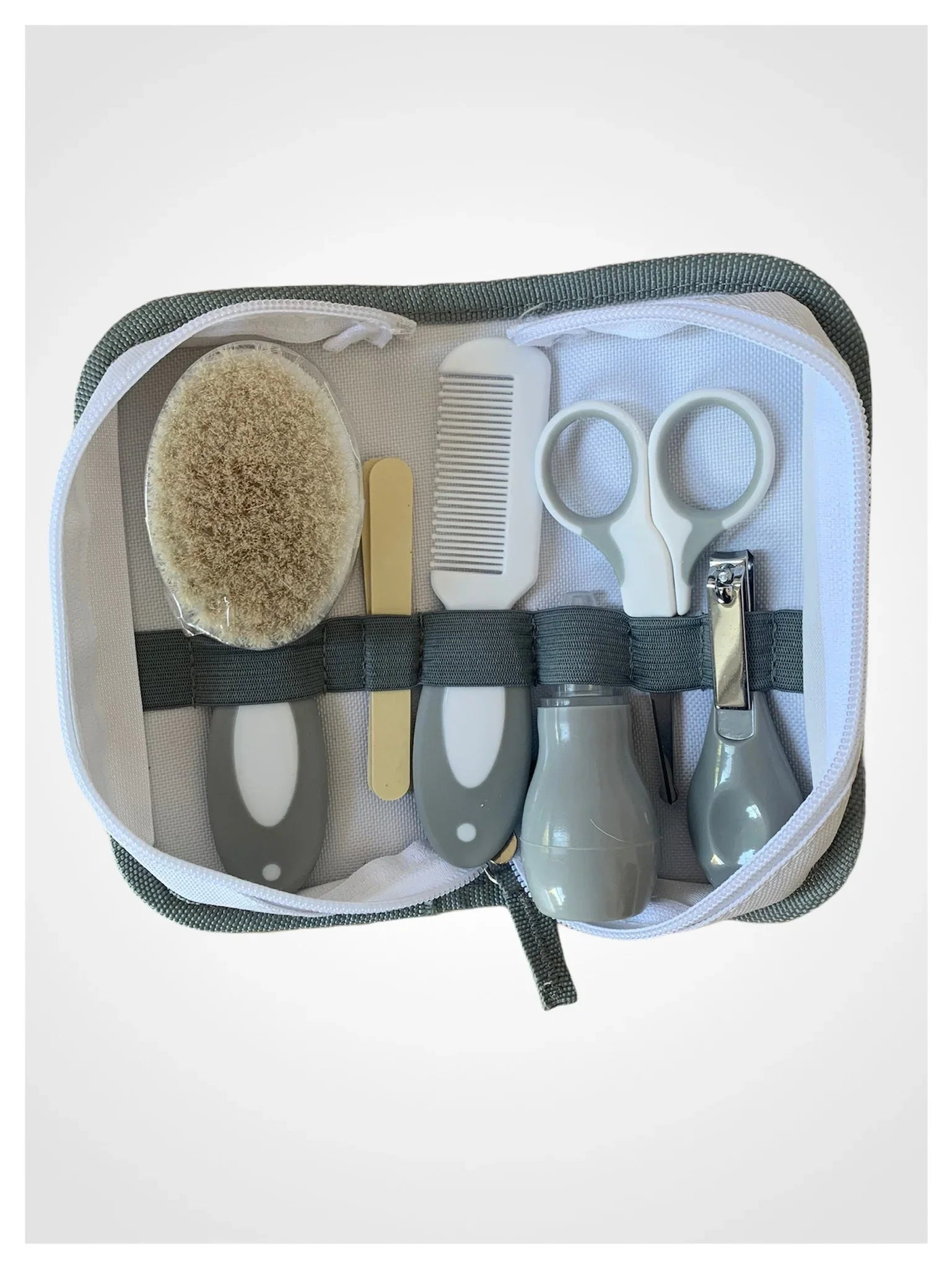 Travel day in blue baby gift hamper